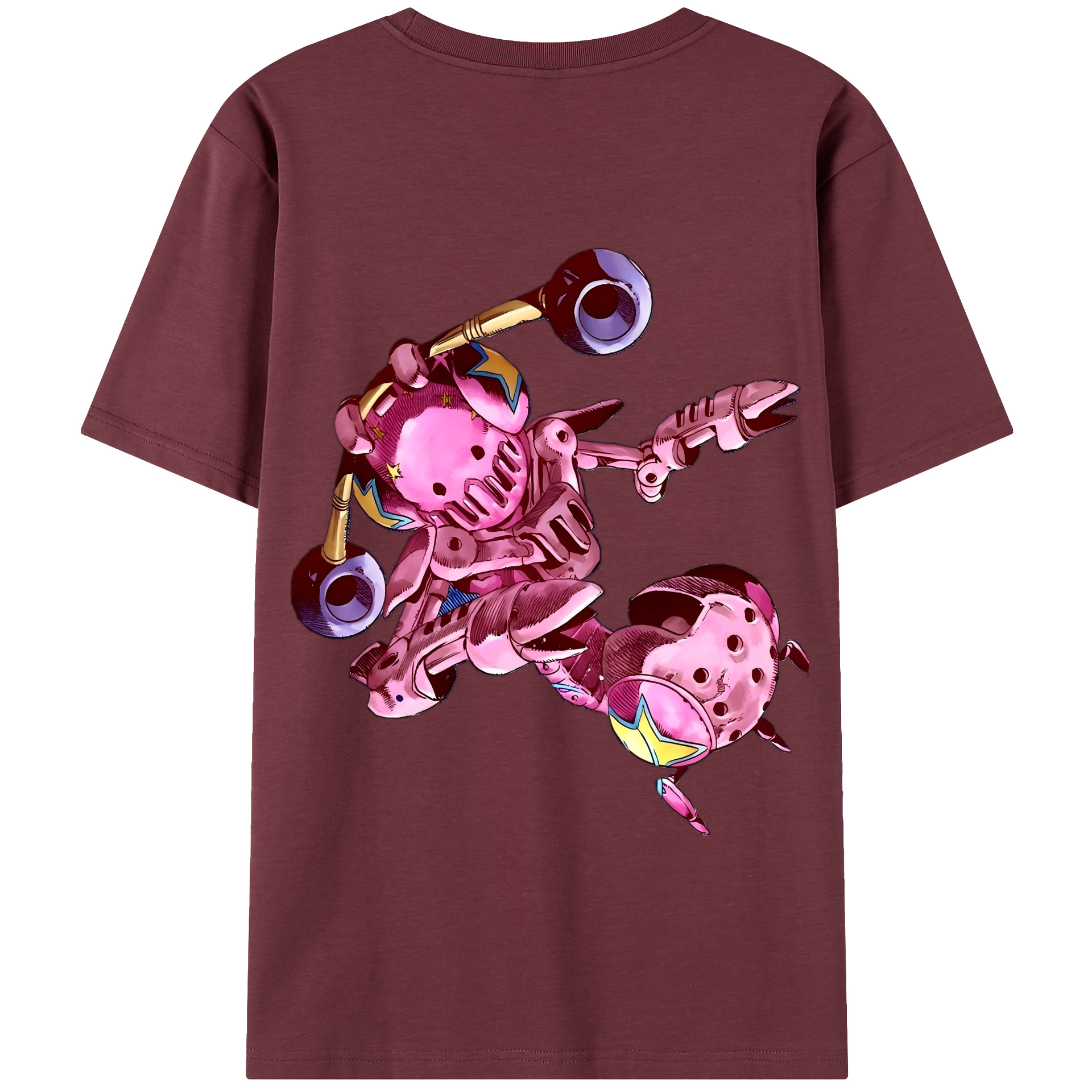 （画像用） ジョジョの奇妙な冒険 ジョナサン?ジョースター JoJo's Bizarre Adventure Jonathan Joestar 綿100％半袖Tシャツ（背面プリント）